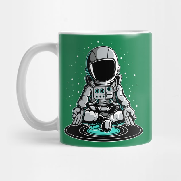 astronaut yoga by Mako Design 